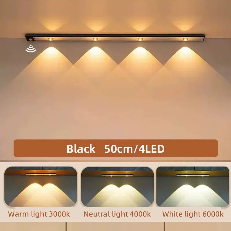 Lampe LED Rechargeable à Détecteur de Mouvement – Éclairage Sans Fil pour Placard et Dressing