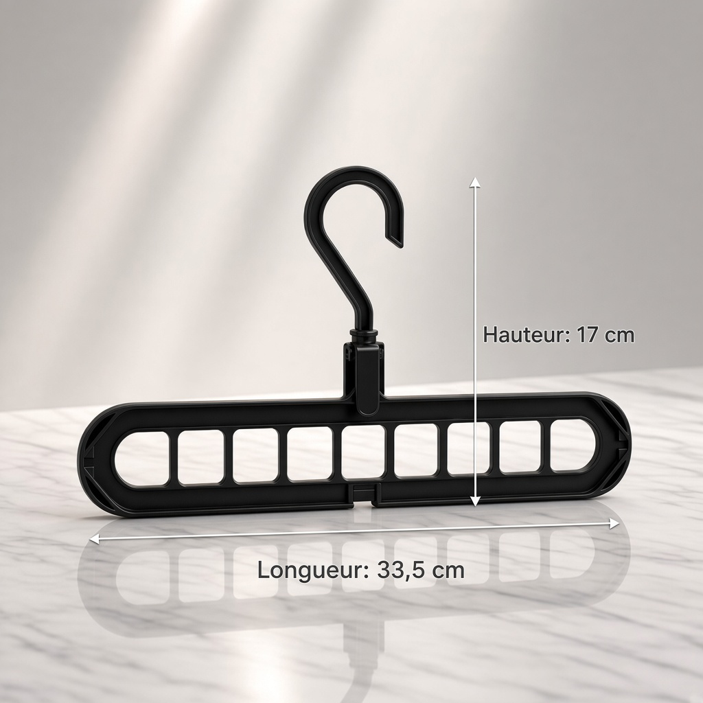 Pack de 3 cintres gain d'espace
