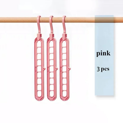 Cintre Organisateur Pliable 9 Trous