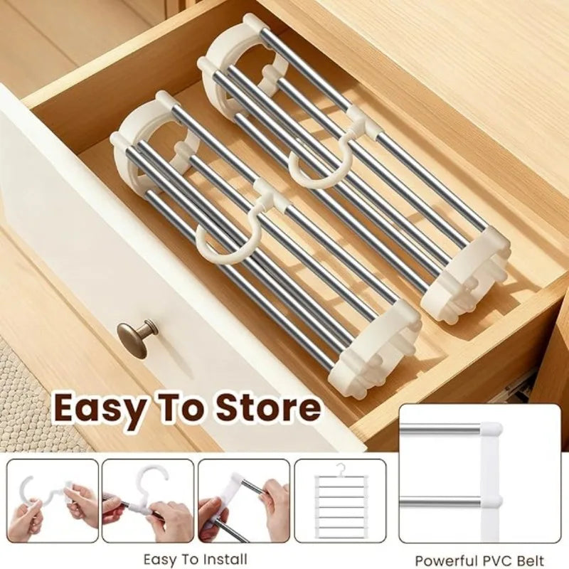 Cintre Multifonction pour Pantalons & Jeans