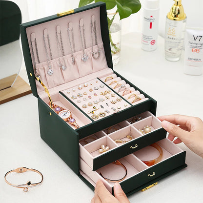 Coffret à Bijoux Premium 3 Étages