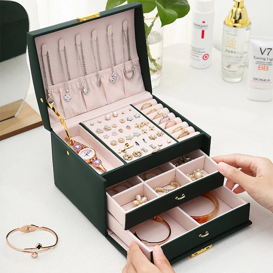 Coffret à Bijoux Premium 3 Étages