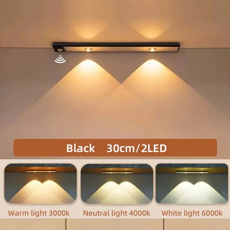 Lampe LED Rechargeable à Détecteur de Mouvement – Éclairage Sans Fil pour Placard et Dressing
