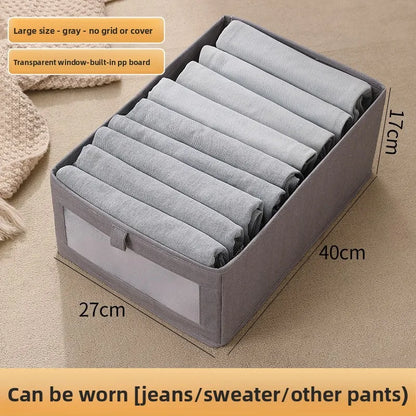 Boîte de Rangement pour Vêtements – T-Shirts, Jeans & Sous-Vêtements