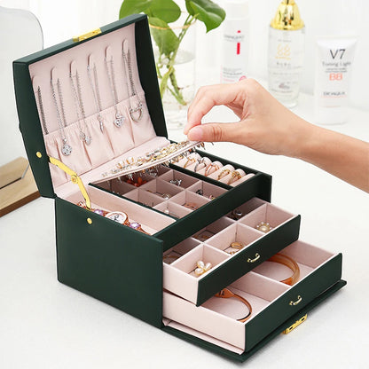 Coffret à Bijoux Premium 3 Étages