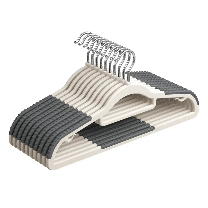Cintres Multifonctions Antidérapants – Lot de 10