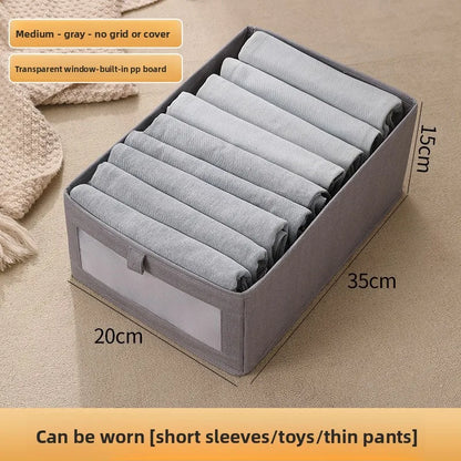 Boîte de Rangement pour Vêtements – T-Shirts, Jeans & Sous-Vêtements