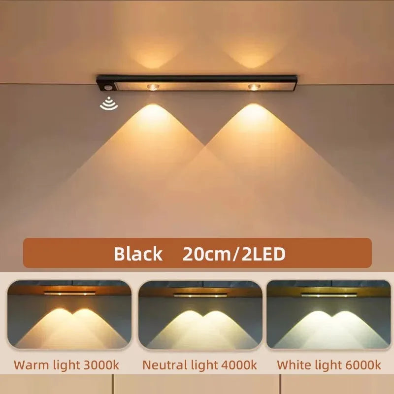 Lampe LED Rechargeable à Détecteur de Mouvement – Éclairage Sans Fil pour Placard et Dressing