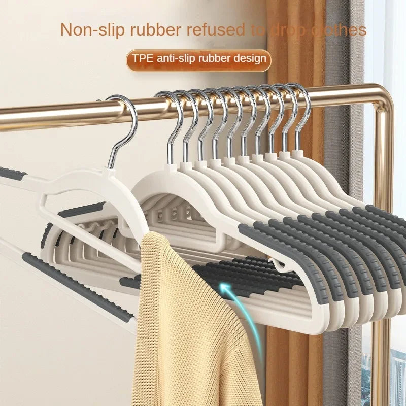 Cintres Multifonctions Antidérapants – Lot de 10