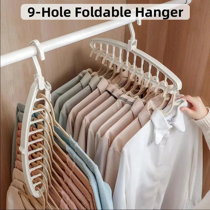 Cintre Organisateur Pliable 9 Trous