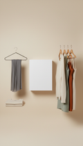 Boîte rigide blanche minimaliste